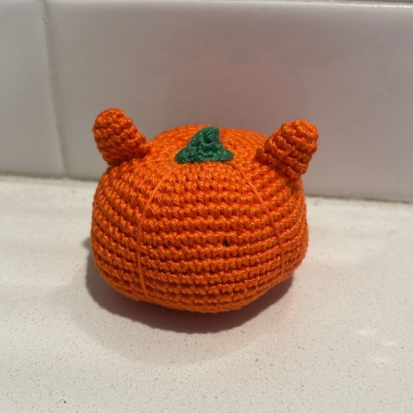 Handcrafted Pumpkitty Pumpkin Cat Kitty Halloween Seasonal Holiday Decor Fall - Picture 7 of 10